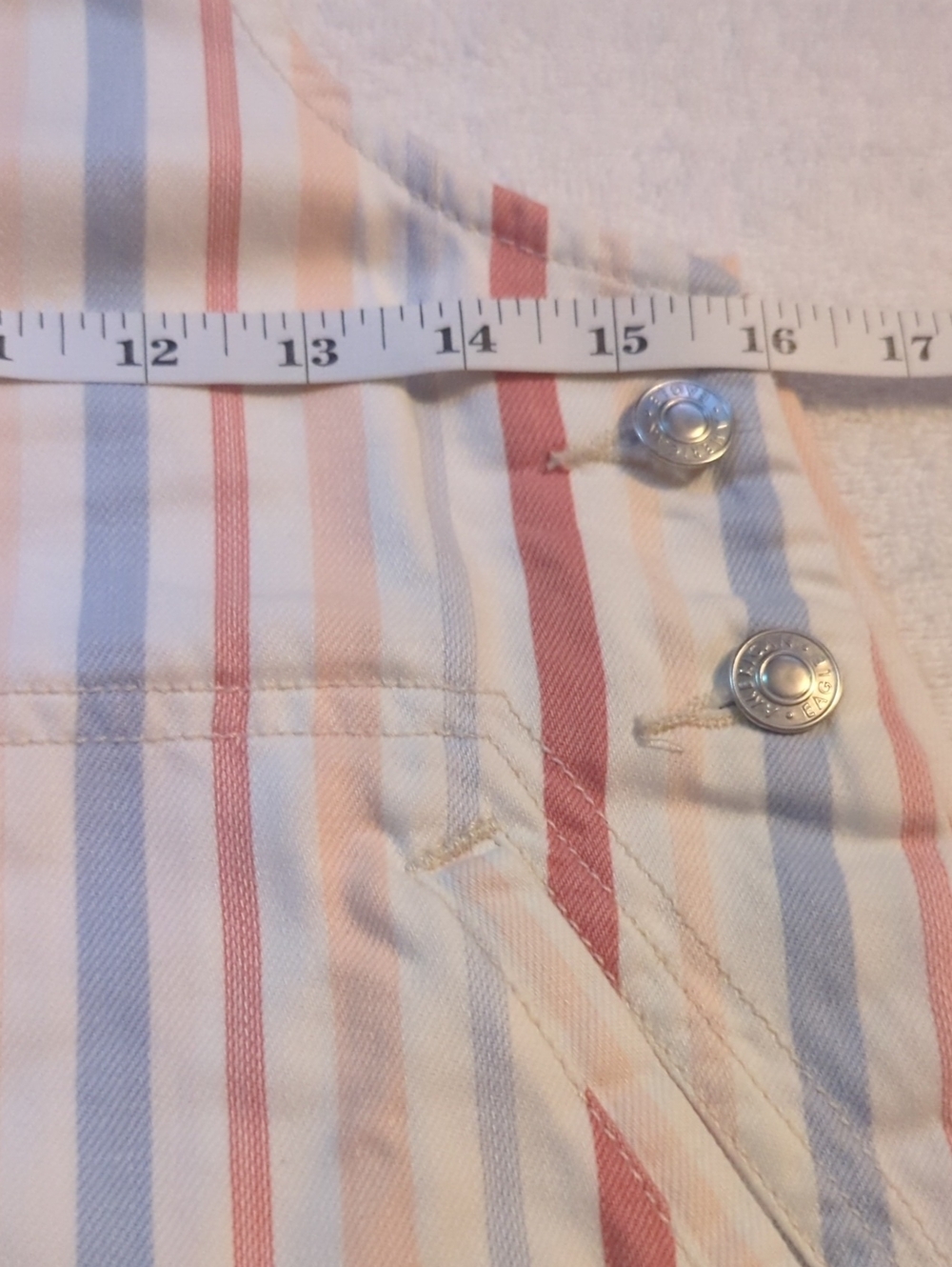 AMERICAN EAGLE OUTFITTERS Overall Denim Dress with Pockets XS - Picture 11 of 13